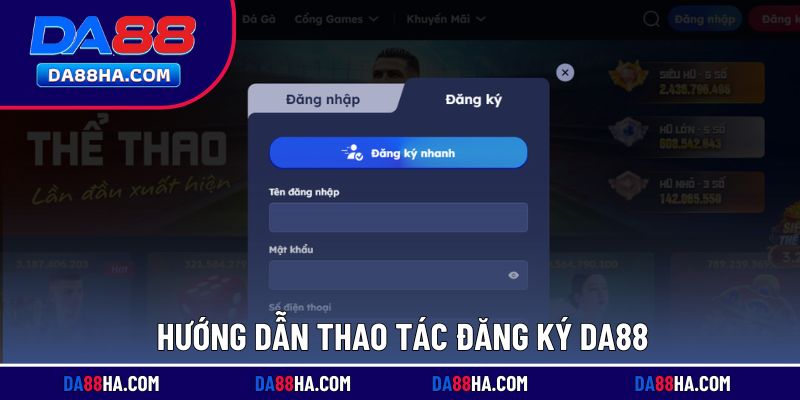 Bật mí cụ thể quá trình tạo tài khoản mới