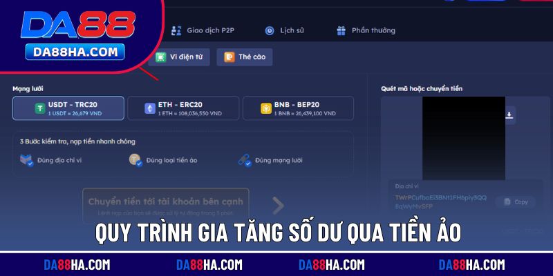 Hướng dẫn cụ thể cách bổ sung vốn bằng đồng ảo