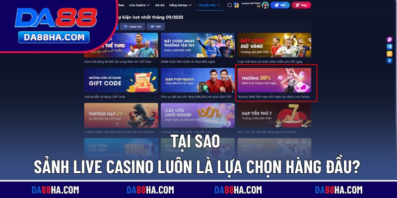 Nguyên nhân giúp Live Casino được ưa chuộng