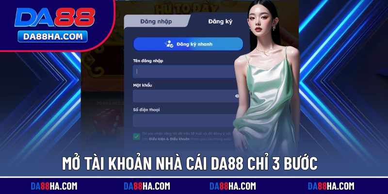 Tạo tài khoản hệ thống chỉ 3 bước