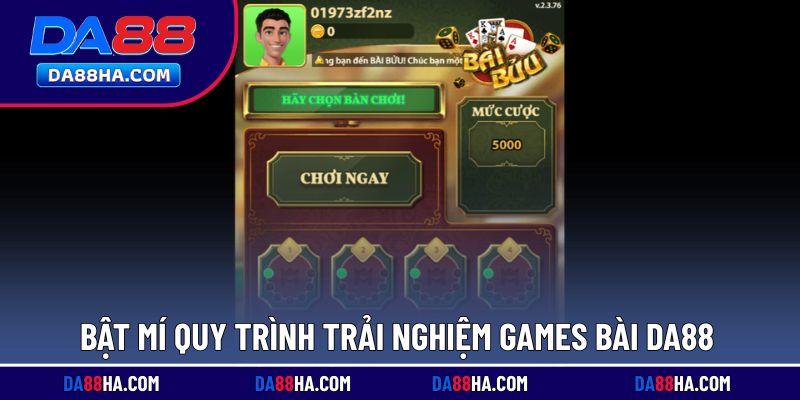 Hướng dẫn các bước chơi Games Bài chuẩn xác